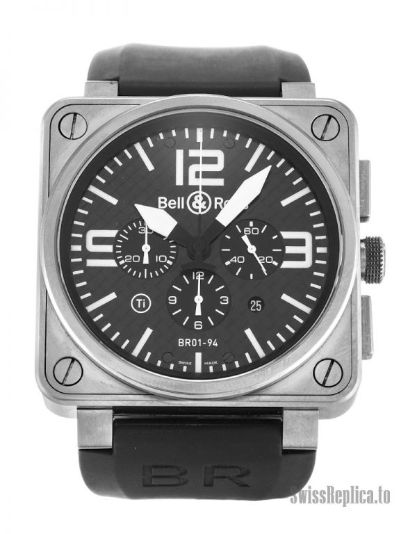 Bell and Ross BR01-94 Chronograph Titanium Men Quartz 46 MM-1