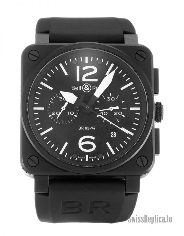 Bell and Ross BR03-94 Chronograph Carbon Men Quartz 42 MM-1