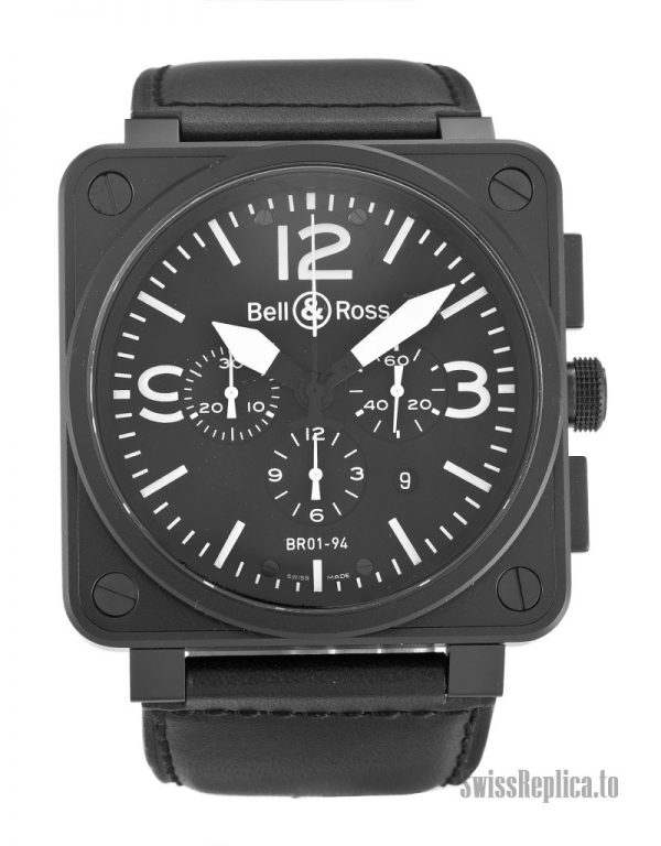 Bell and Ross BR01-94 Chronograph Carbon Men Quartz 46 MM-1