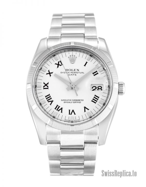 Rolex Oyster Perpetual Date 115210 Unisex Automatic 34 MM-1