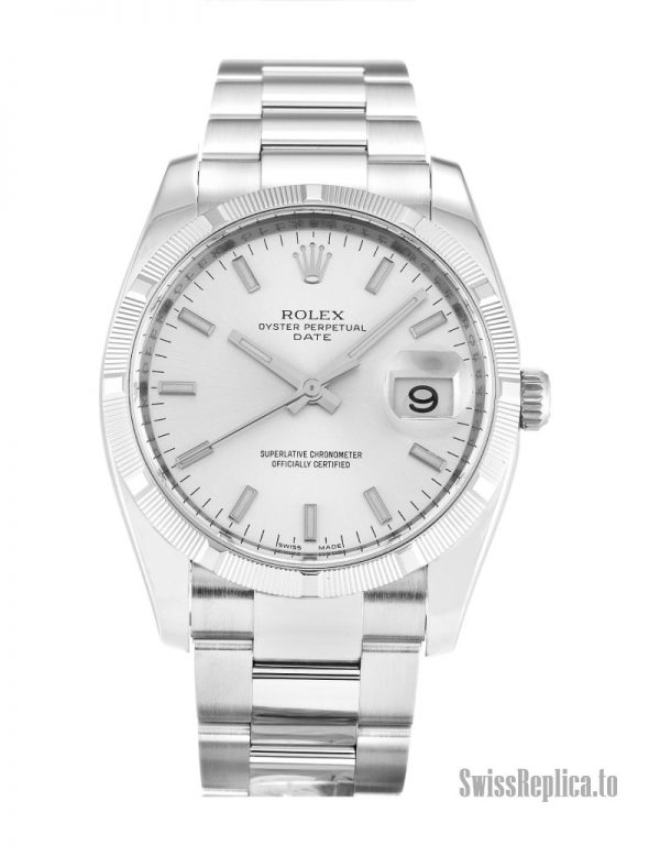 Rolex Oyster Perpetual Date 115210 Unisex Automatic 34 MM-1